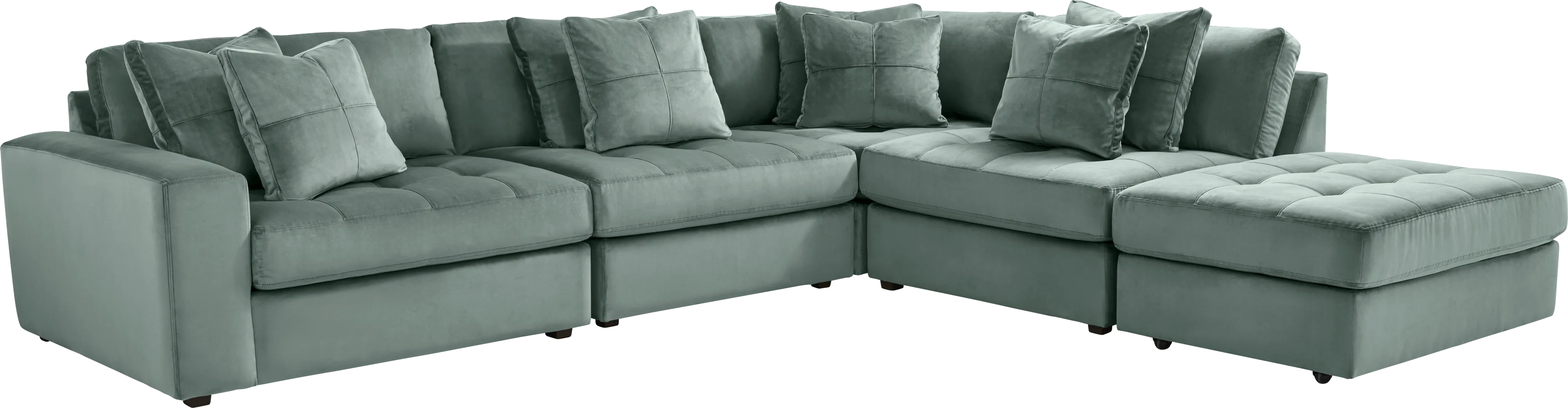 Filmore Evergreen 5 Pc Sectional - Thumbnail - Image 1
