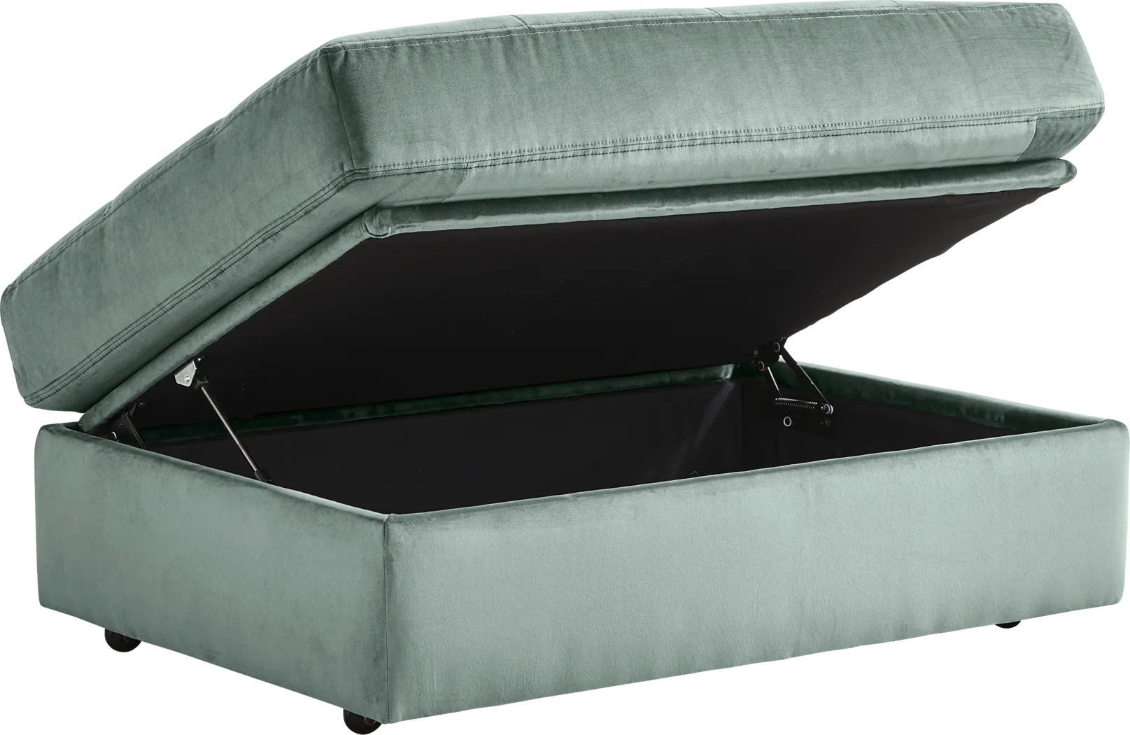 Filmore Evergreen Storage Ottoman - Thumbnail - Image 2