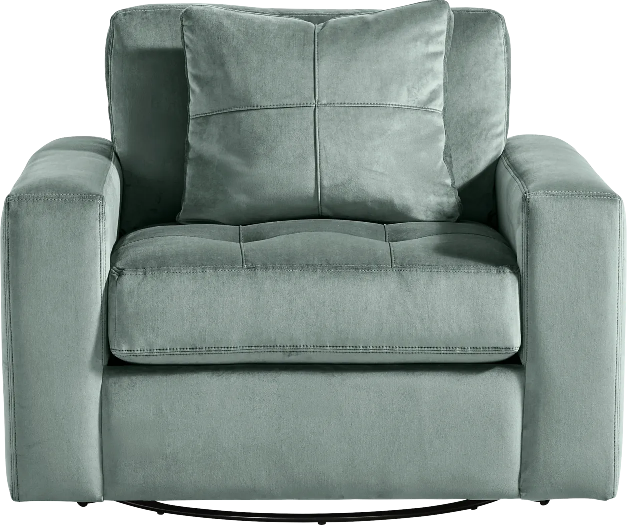 Filmore Evergreen Swivel Chair - Thumbnail - Image 3