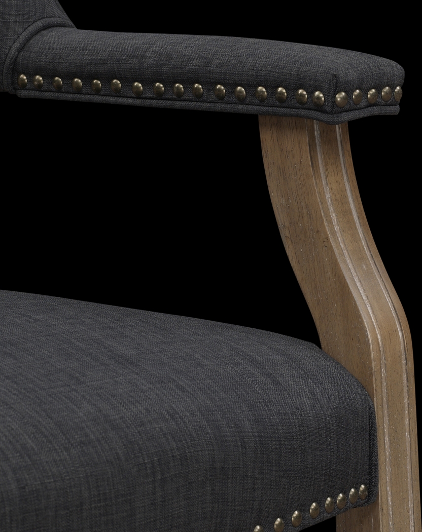 Filmore Gray Desk Chair - Thumbnail - Image 2