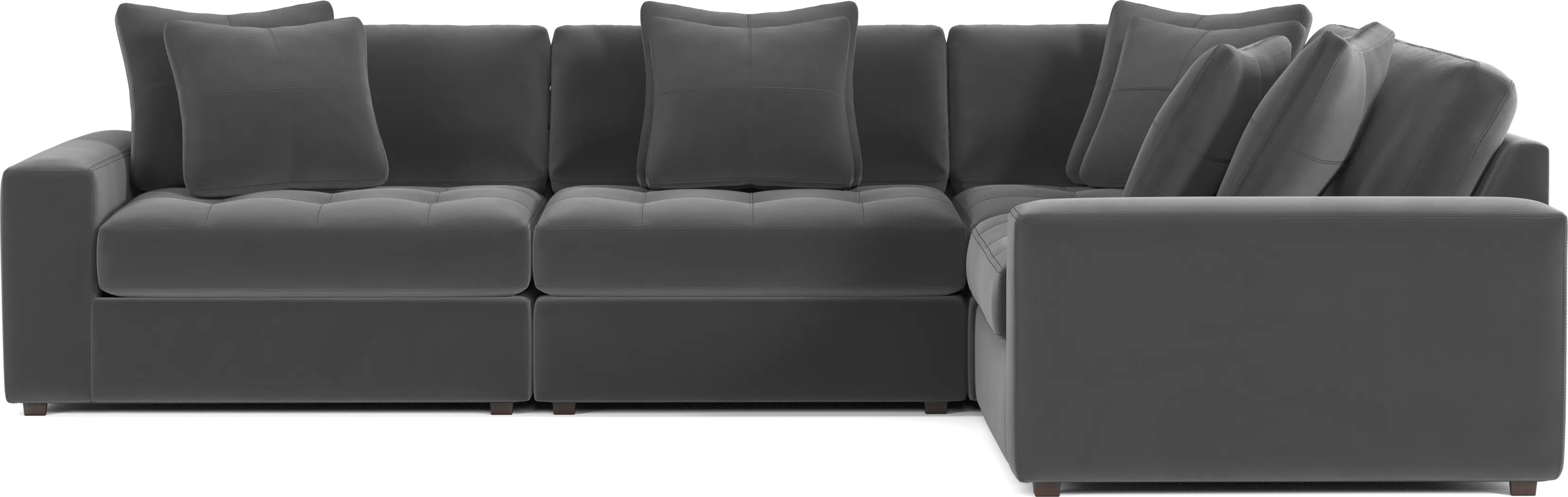 Filmore Gunmetal 4 Pc Sectional - Image 4