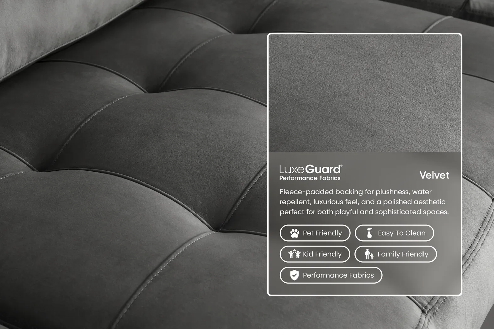 Filmore Gunmetal 5 Pc Sectional - Image 3
