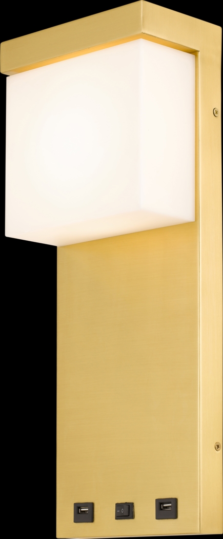 Fingado Circle Gold Sconce - Thumbnail - Image 2