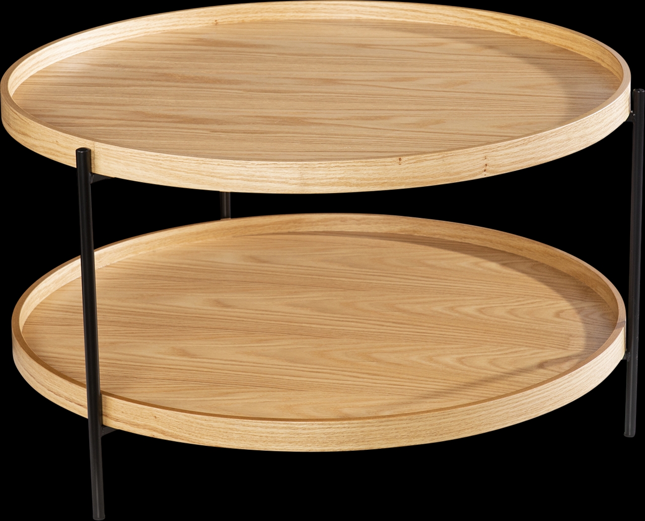 Fingado Natural Cocktail Table - Thumbnail - Image 1