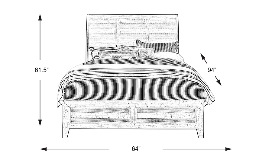 Dimension Image. Please refer to the Dimension Tab on this page for dimension details.