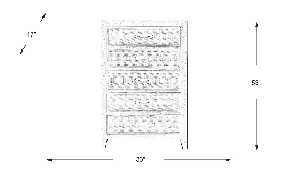 Dimension Image. Please refer to the Dimension Tab on this page for dimension details.