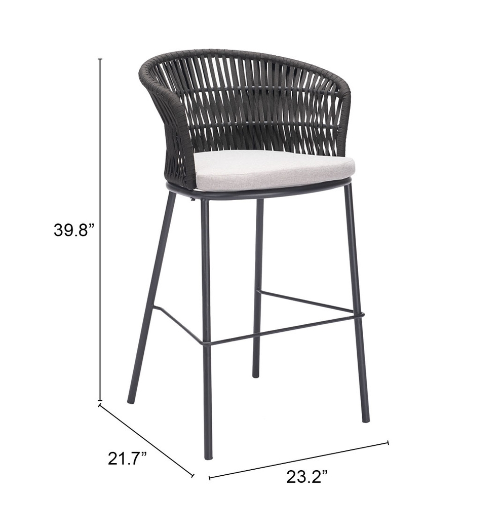 Finneyoaks Black Barstool, Set of 2 - Thumbnail - Image 10