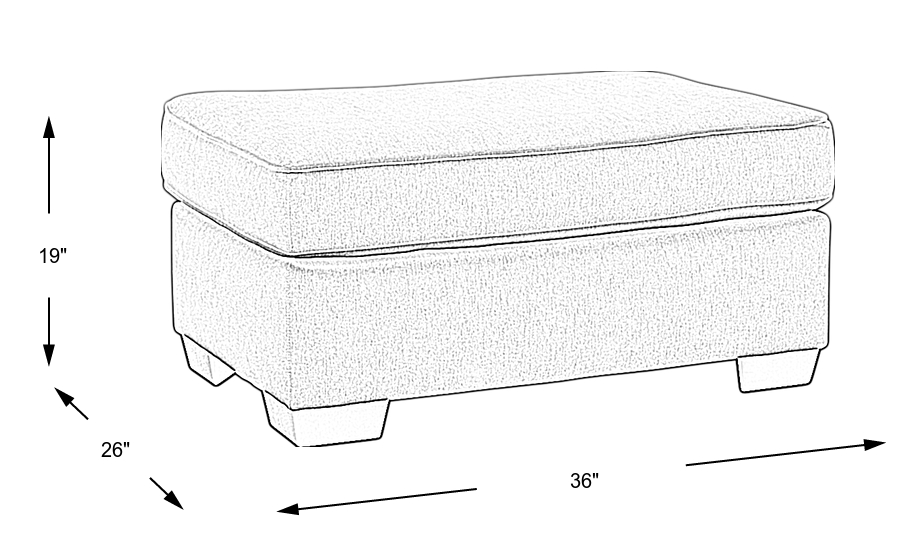 Dimension Image. Please refer to the Dimension Tab on this page for dimension details.