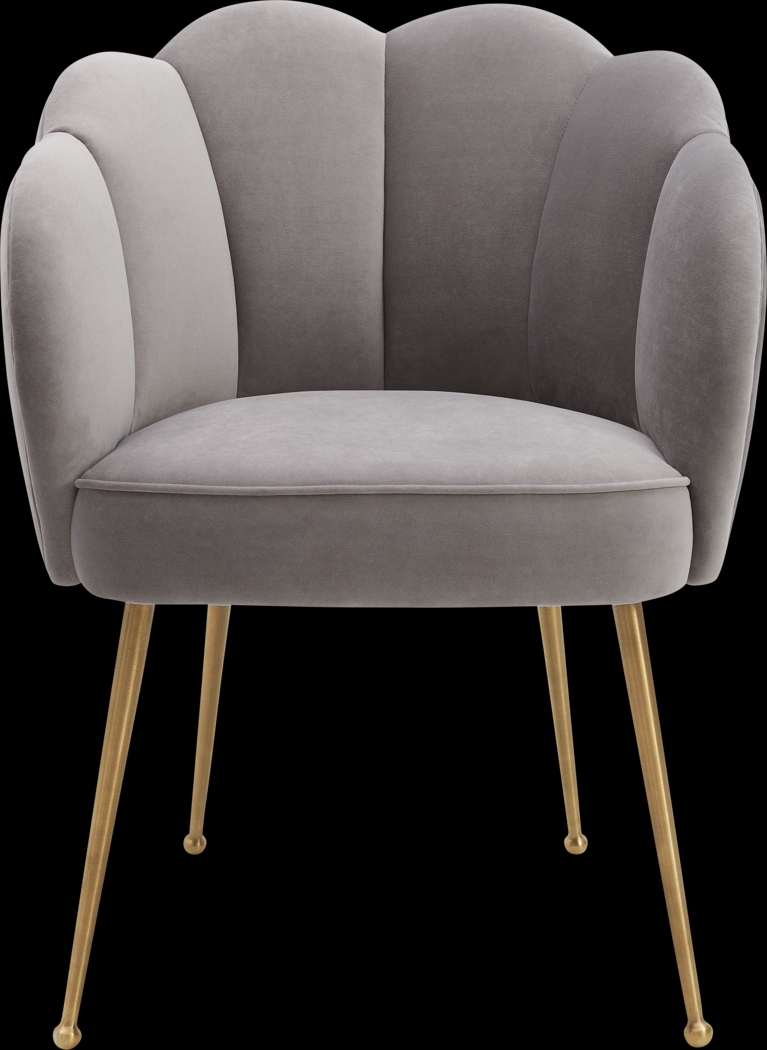 Fiora Elle Gray Arm Chair - Thumbnail - Image 2