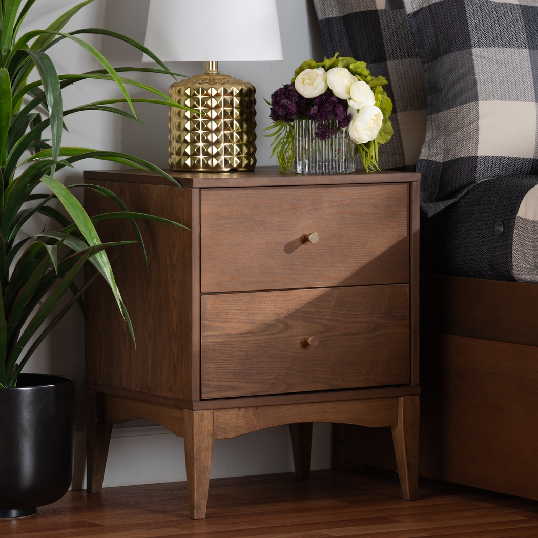 Fireberry Brown Nightstand - Thumbnail - Image 2