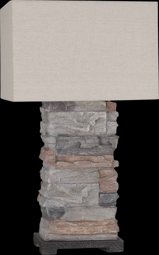 Firestone Bay Gray Indoor/Outdoor Lamp - Thumbnail - Image 1