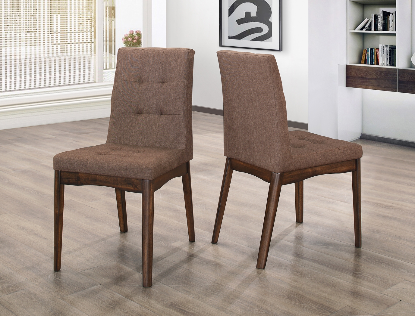 Firethorne Brown Set of 2 Side Chairs - Thumbnail - Image 3
