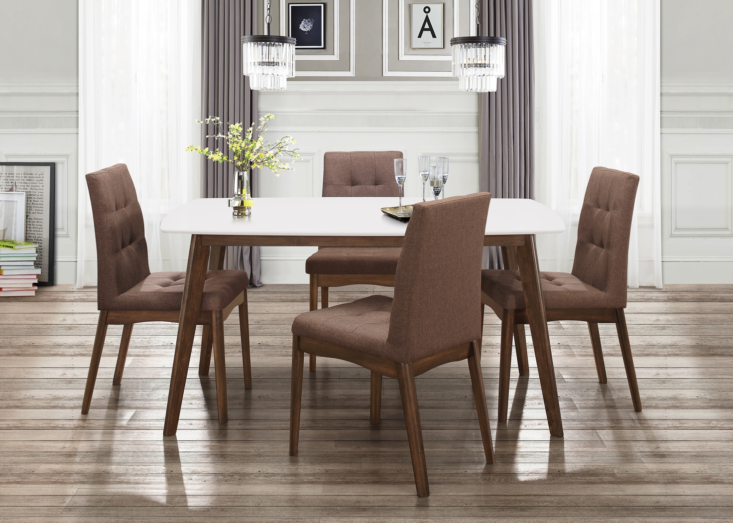 Firethorne Brown Set of 2 Side Chairs - Thumbnail - Image 7