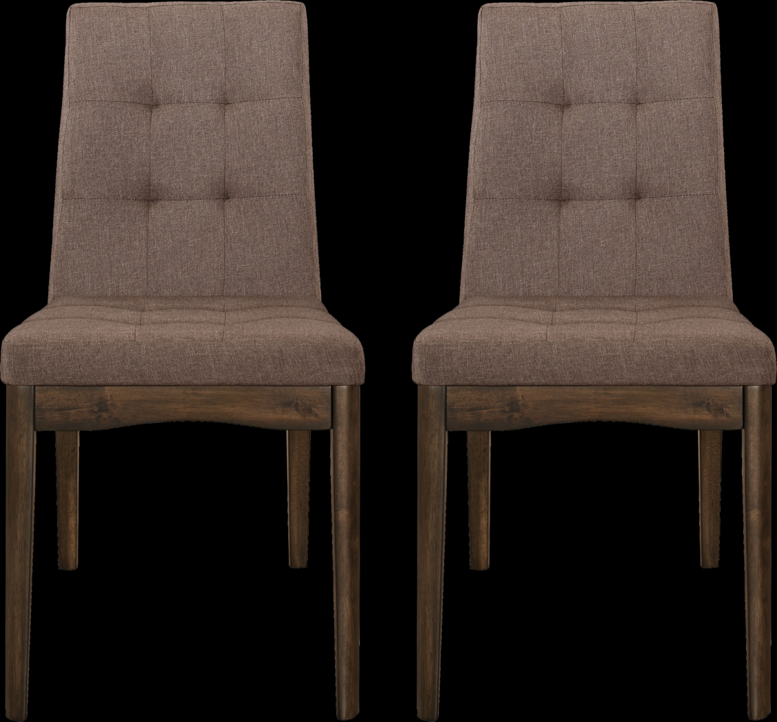 Firethorne Brown Set of 2 Side Chairs - Thumbnail - Image 1