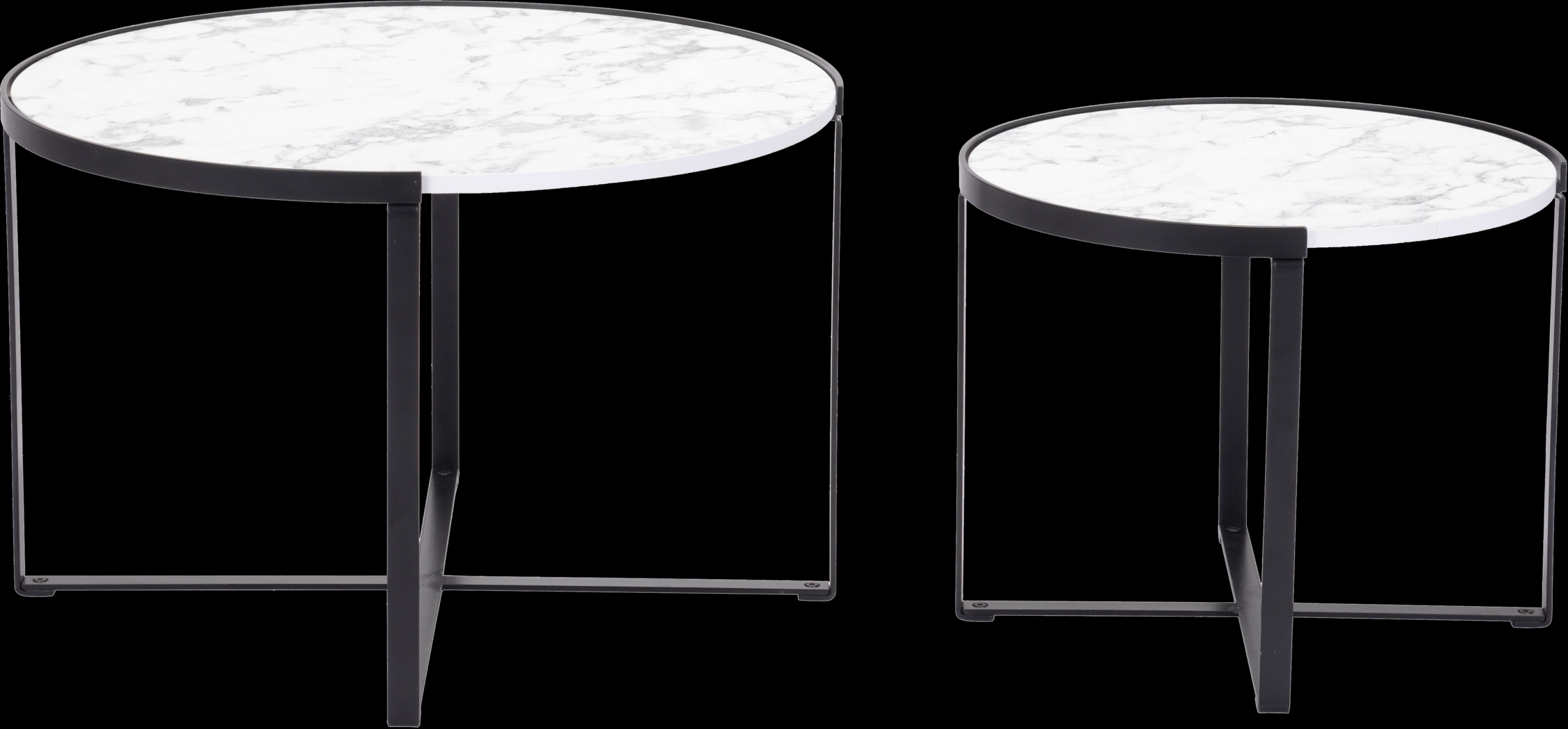 Fireweed White Cocktail Table, Set of 2 - Thumbnail - Image 5
