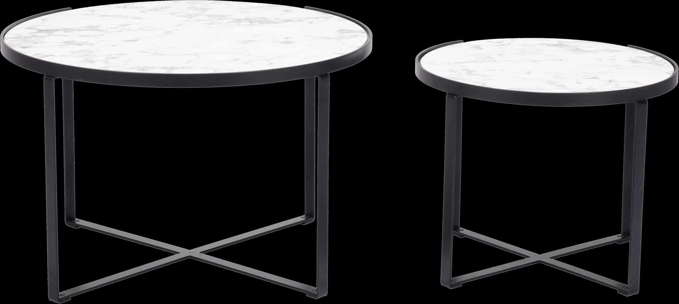 Fireweed White Cocktail Table, Set of 2 - Thumbnail - Image 6