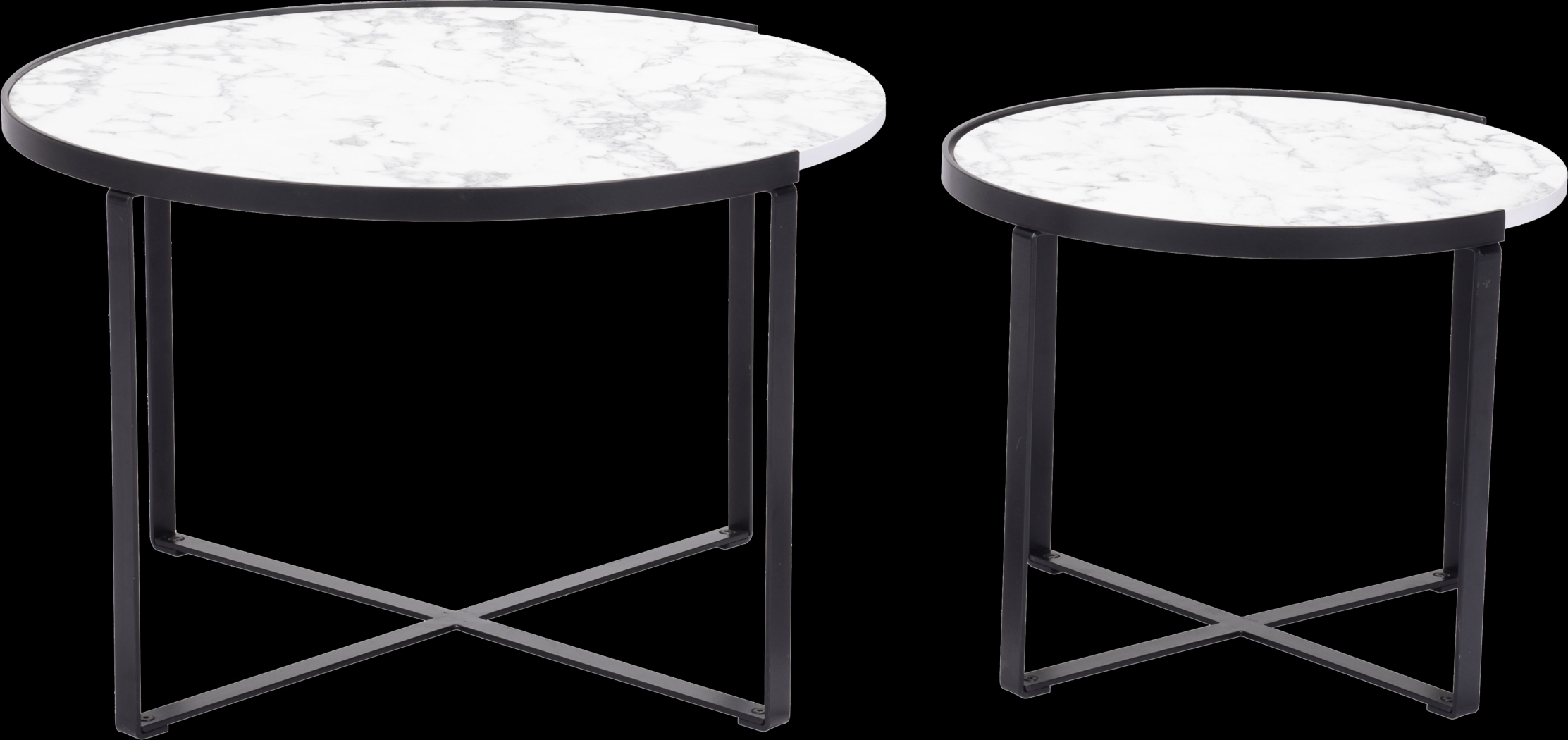 Fireweed White Cocktail Table, Set of 2 - Thumbnail - Image 7