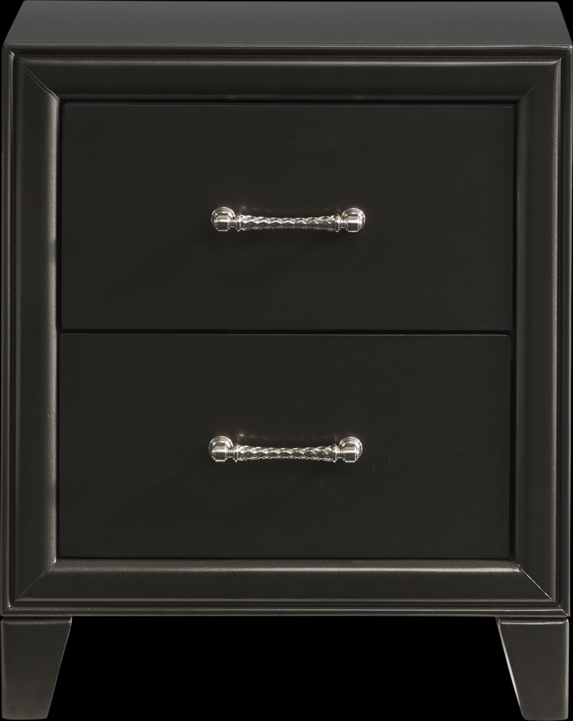 First Avenue Charcoal Nightstand - Thumbnail - Image 1