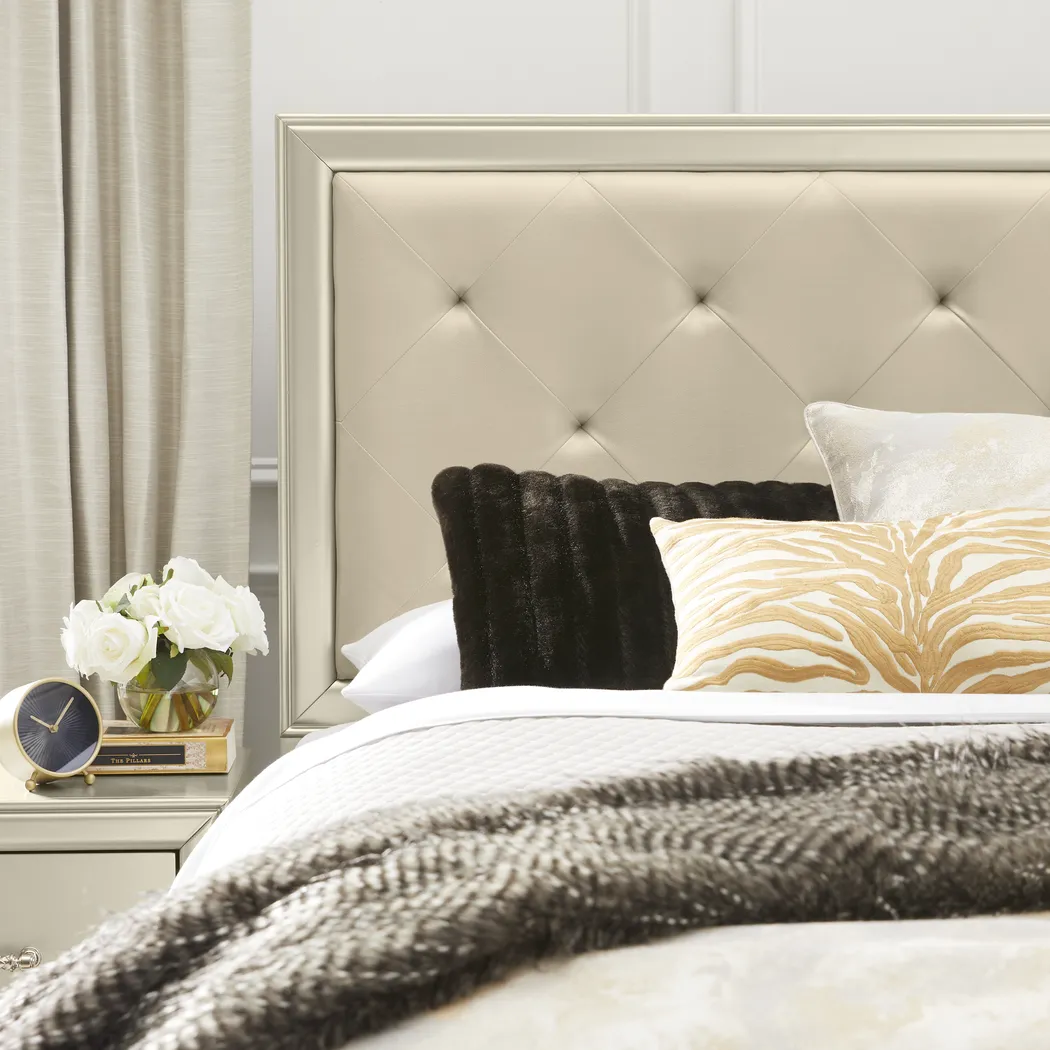 First Avenue Platinum 7 Pc Queen Upholstered Bedroom - Thumbnail - Image 6