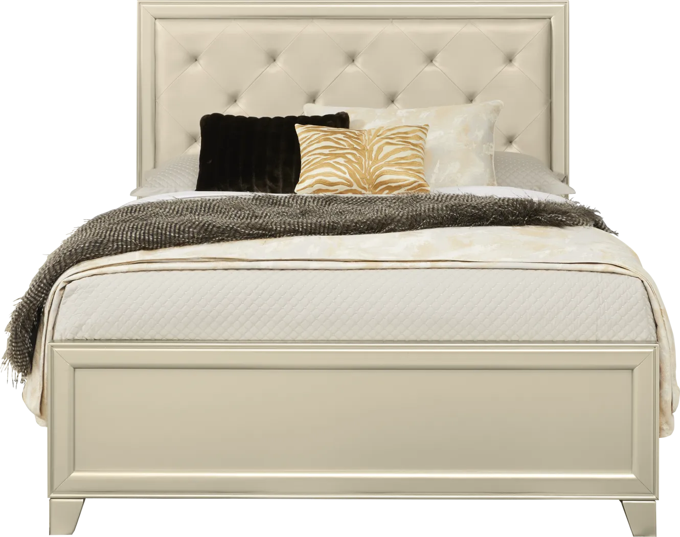 First Avenue Platinum 7 Pc Queen Upholstered Bedroom - Thumbnail - Image 2