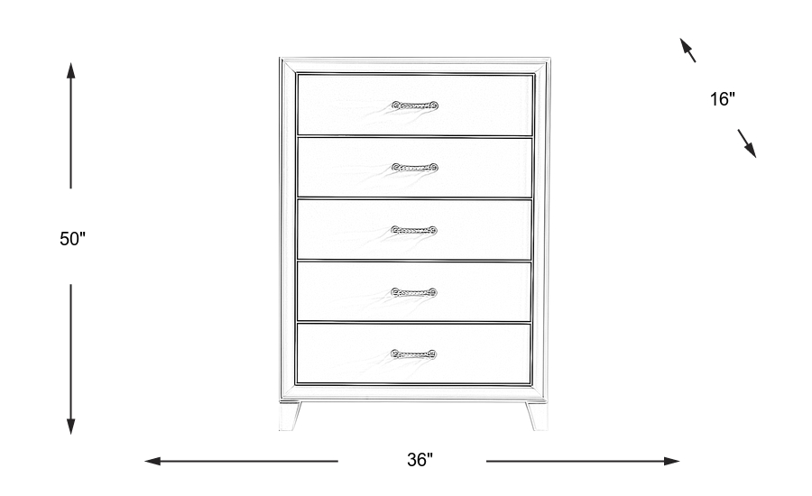 Dimension Image. Please refer to the Dimension Tab on this page for dimension details.