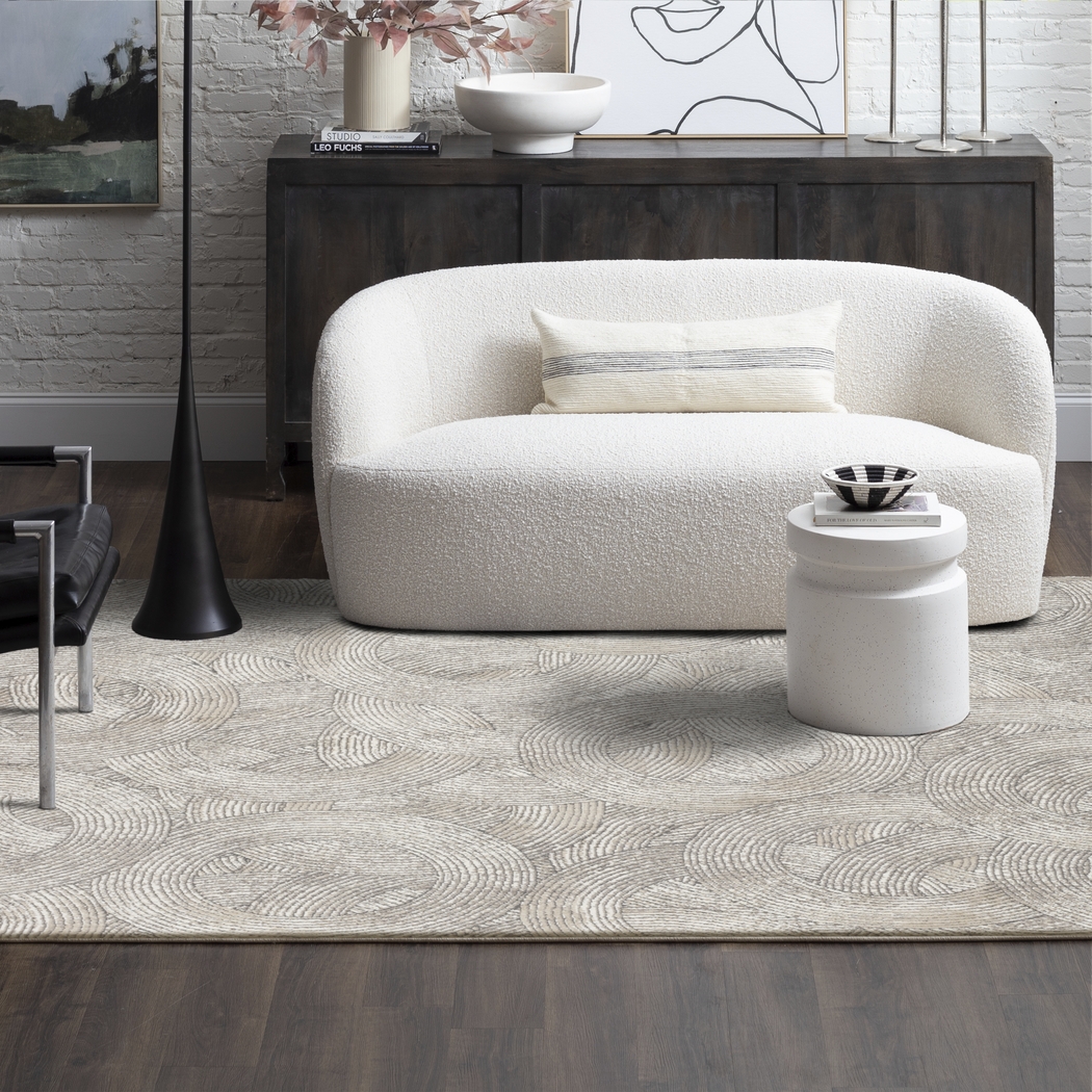 Stacy Garcia Firwich Gray 5'3 x 7'10 Rug - Thumbnail - Image 2