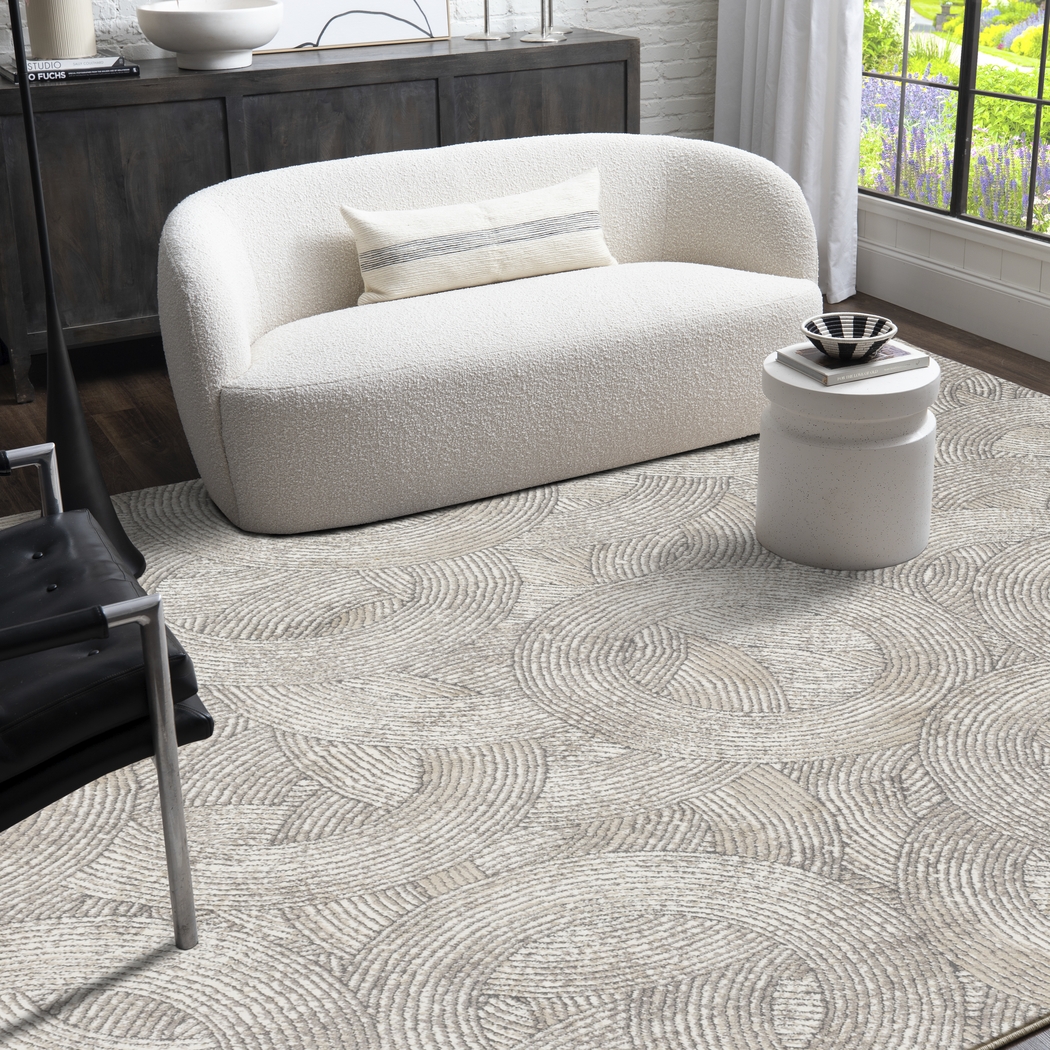 Stacy Garcia Firwich Gray 5'3 x 7'10 Rug - Thumbnail - Image 3