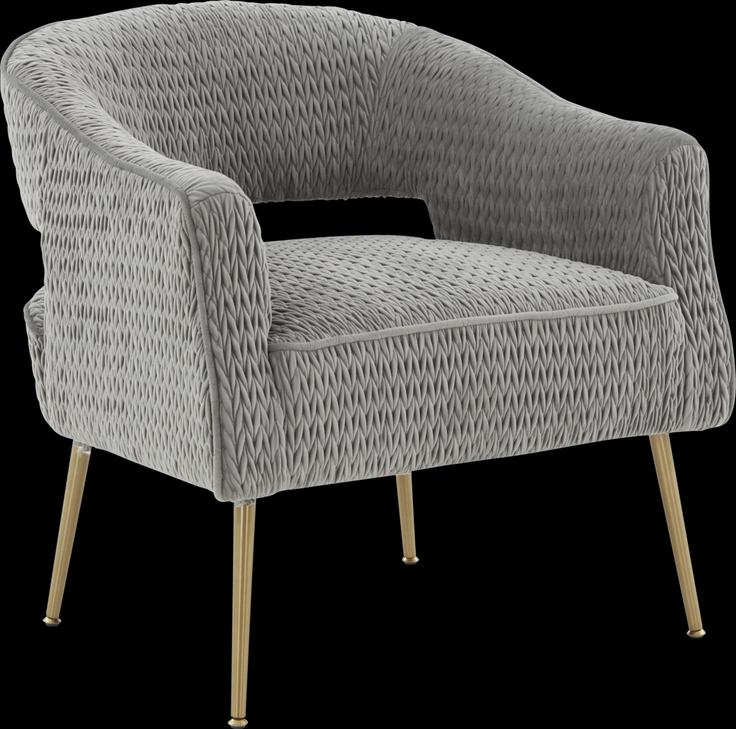 Fisalia Gray Accent Chair - Thumbnail - Image 1
