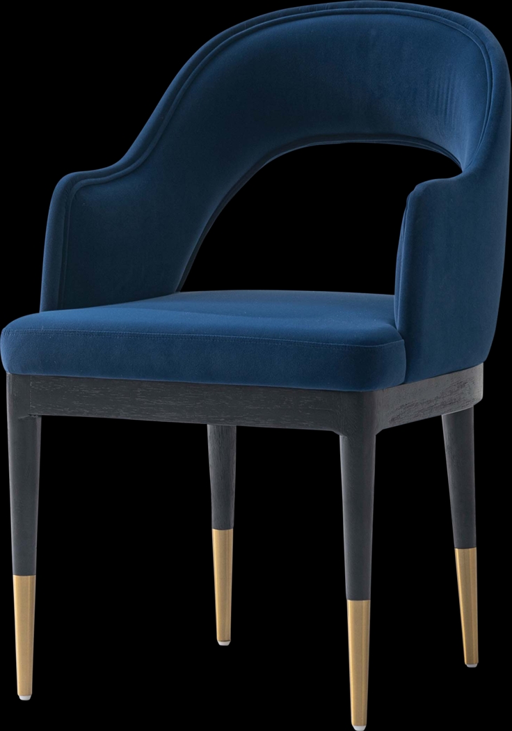 Fischbeck Blue Arm Chair - Thumbnail - Image 1