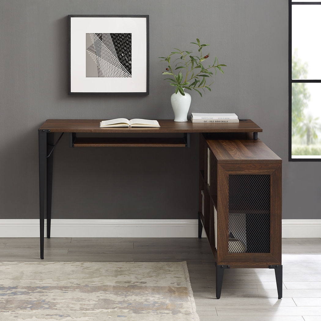 Fitchburg Walnut Desk - Thumbnail - Image 2