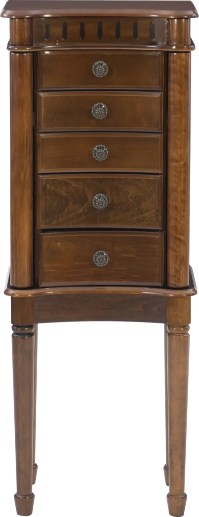 Fitchway Brown Jewelry Armoire - Thumbnail - Image 7