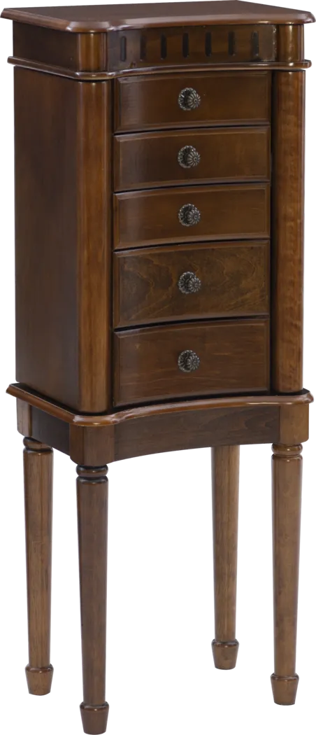 Fitchway Brown Jewelry Armoire - Thumbnail - Image 1