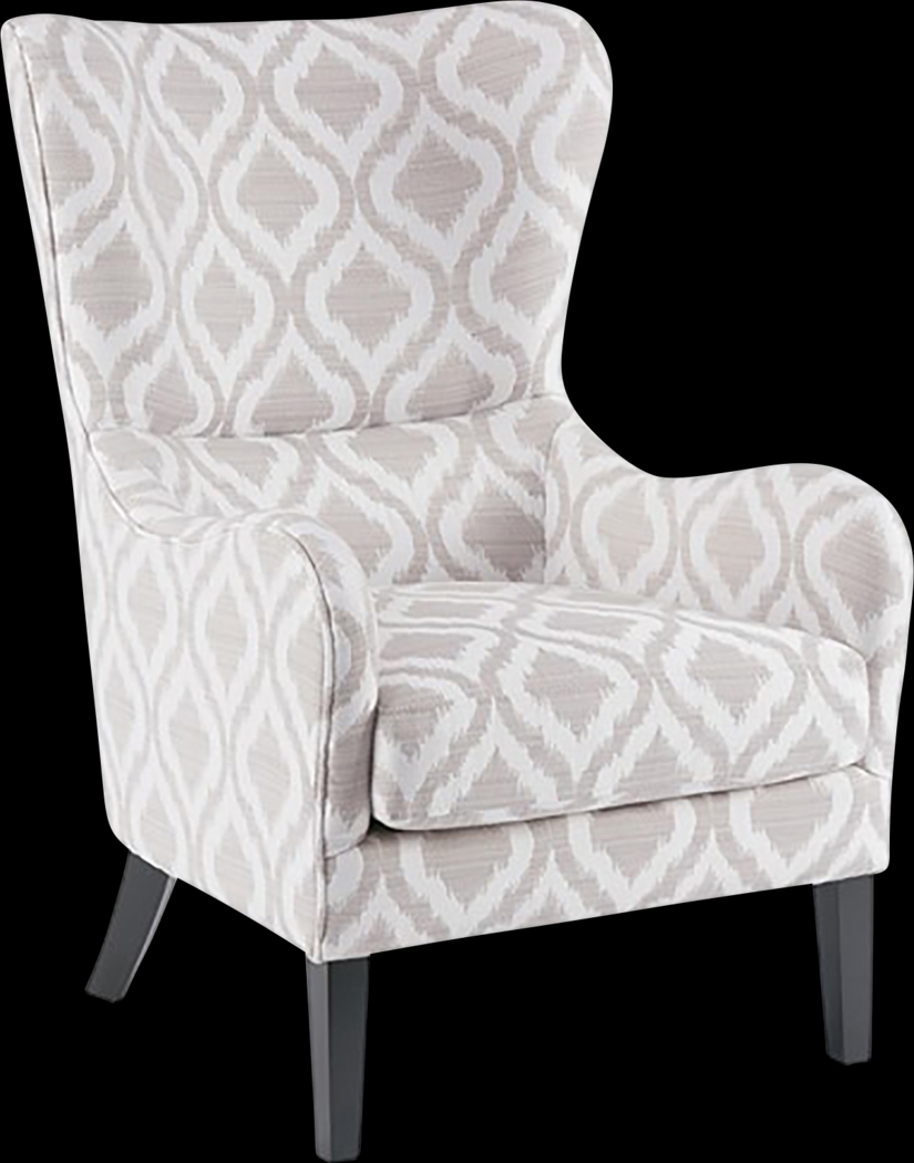 Fitzhenery White Accent Chair - Thumbnail - Image 1