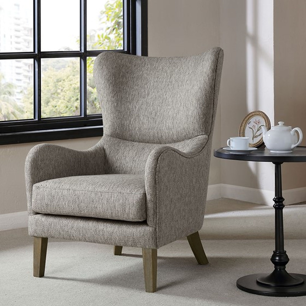 Fitzhenry Gray Accent Chair - Thumbnail - Image 2