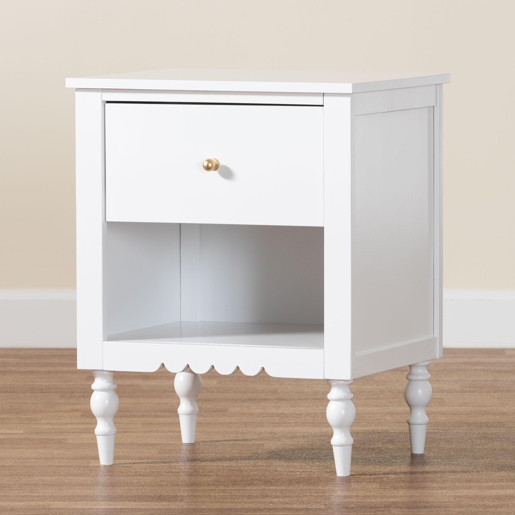 Fivelakes White Nightstand - Thumbnail - Image 3