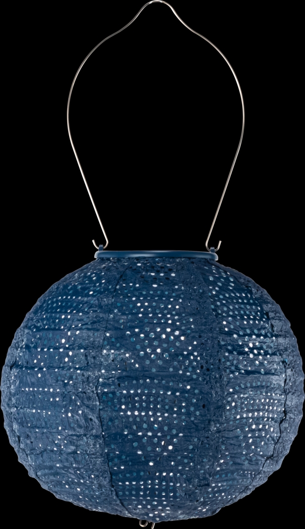 Fiyga Edge Outdoor Blue Solar Lantern - Thumbnail - Image 1