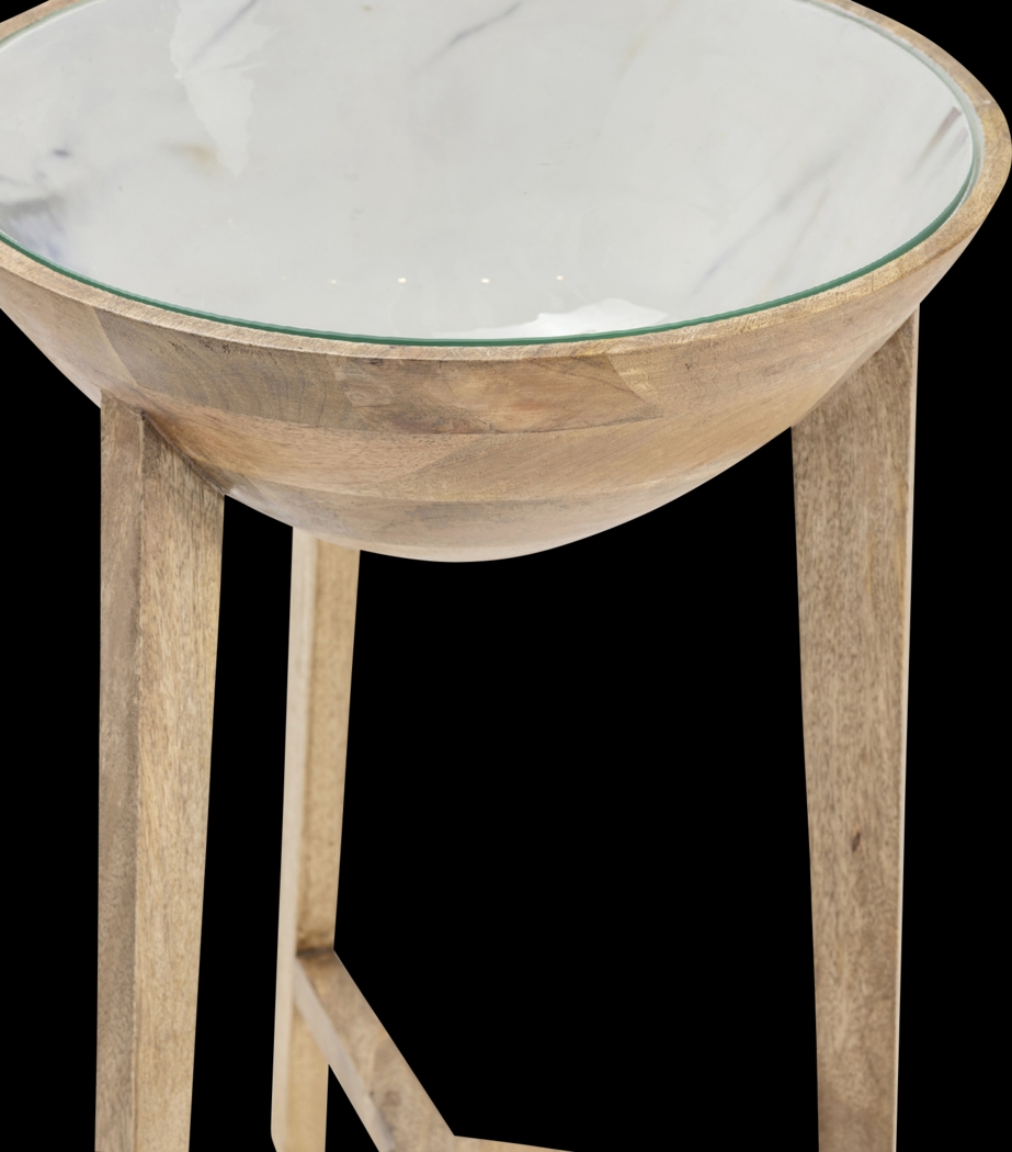 Flairwood Brown Accent Table - Thumbnail - Image 2