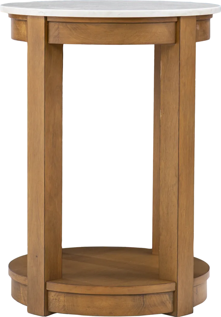 Flamevine White End Table - Thumbnail - Image 2