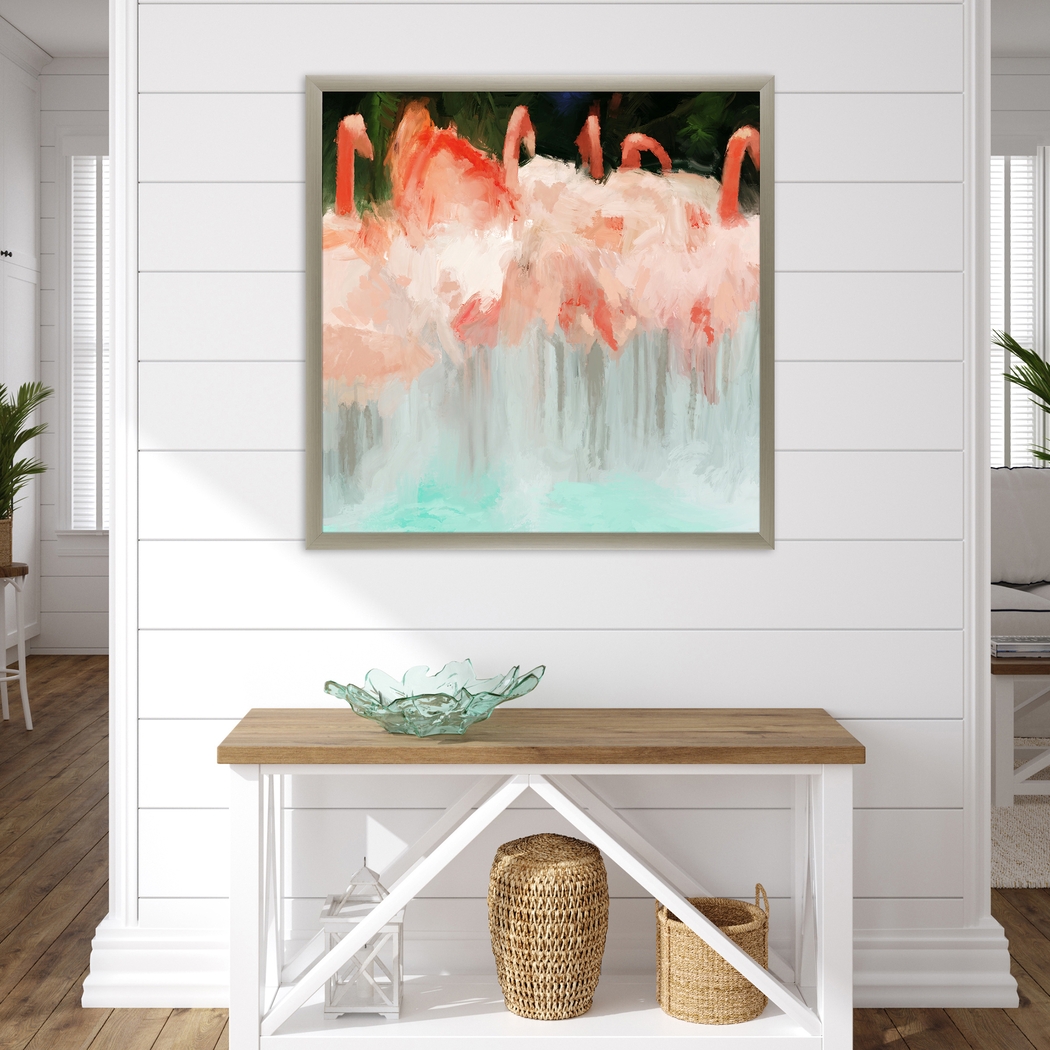Flamingo Orange Framed Artwork - Thumbnail - Image 2