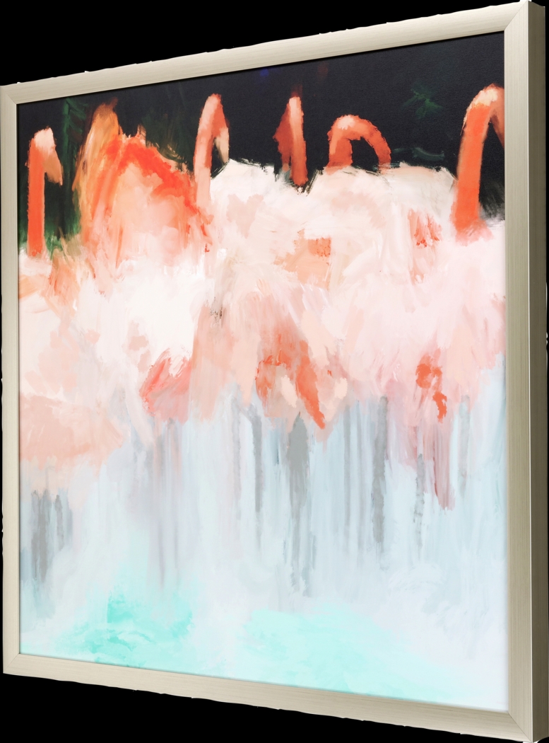 Flamingo Orange Framed Artwork - Thumbnail - Image 3