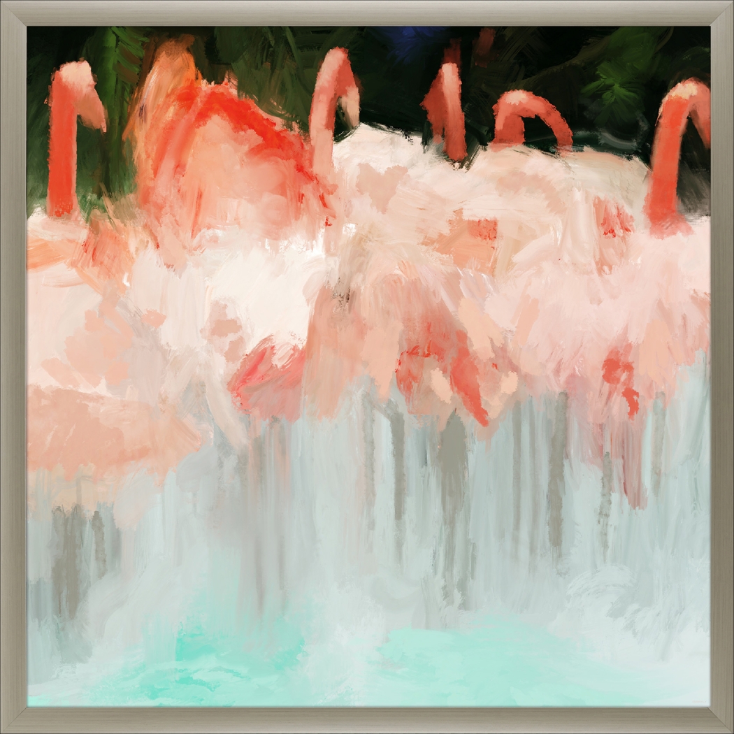 Flamingo Orange Framed Artwork - Thumbnail - Image 1