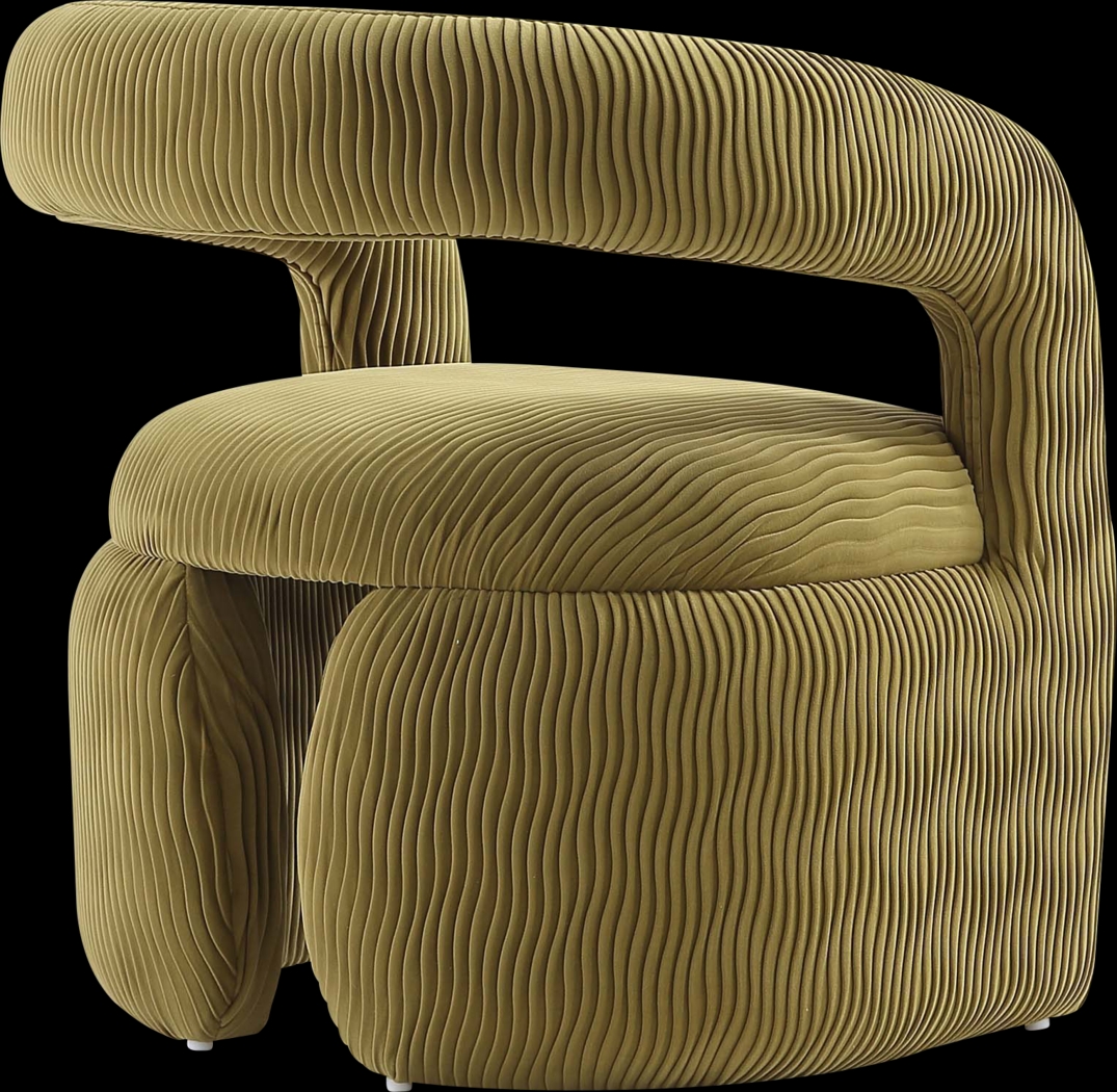 Flaminian Olive Green Arm Chair - Thumbnail - Image 5