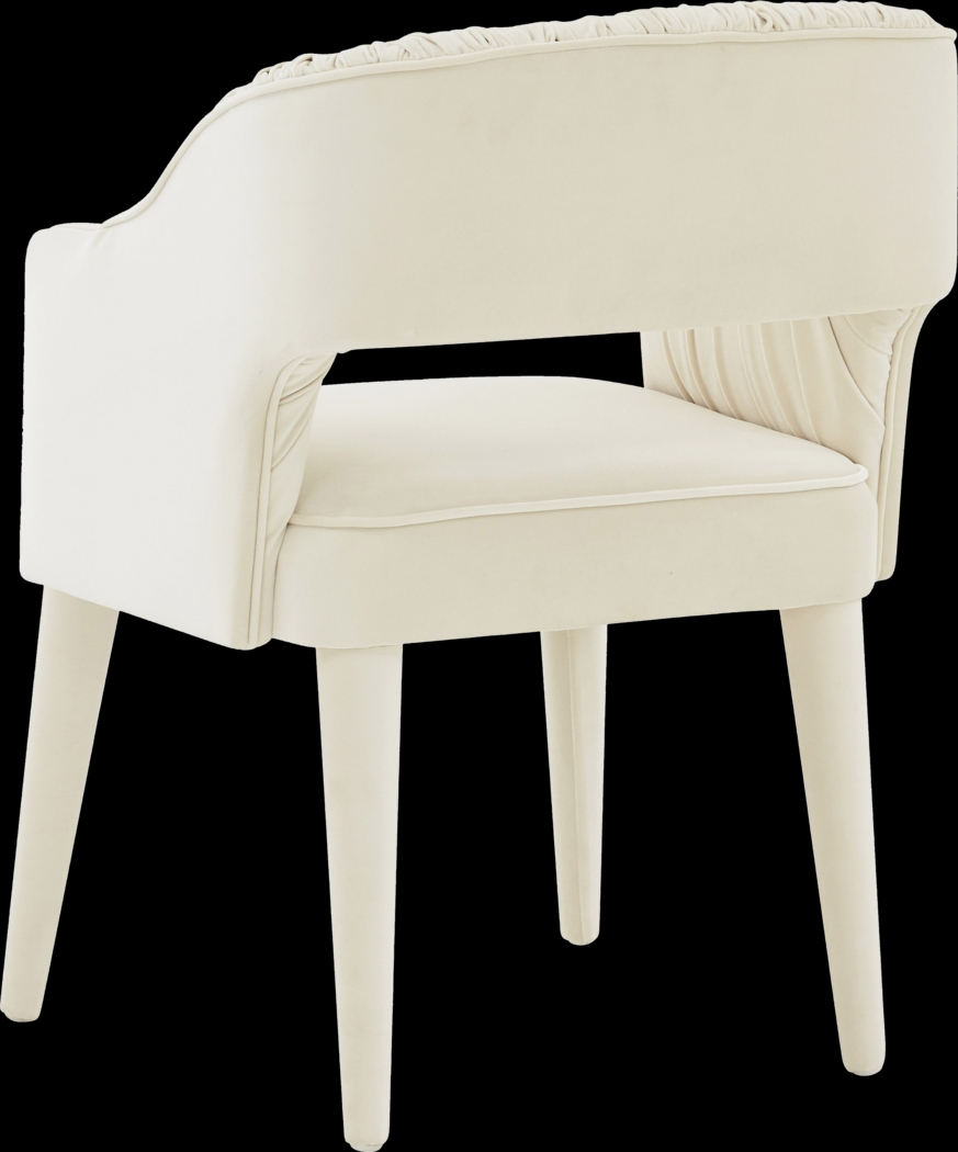 Flanary Cream Arm Chair - Thumbnail - Image 4