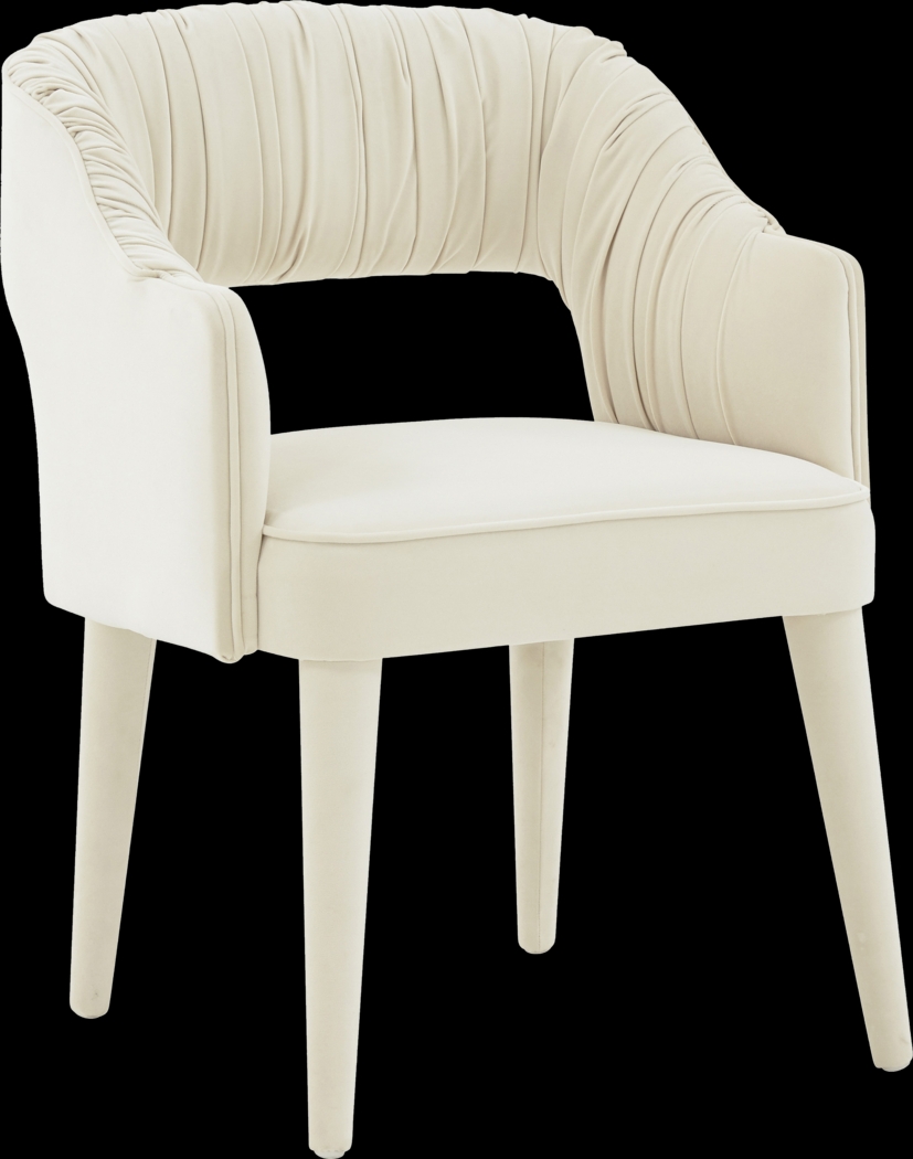 Flanary Cream Arm Chair - Thumbnail - Image 1