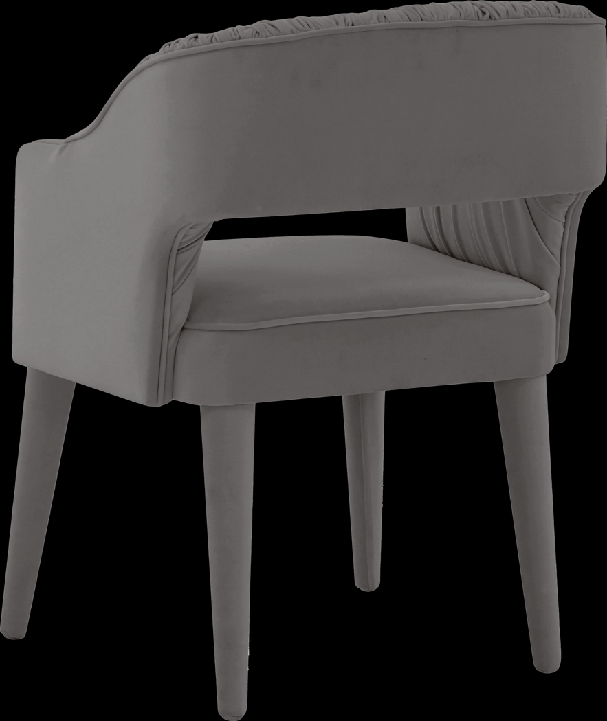 Flanary Gray Arm Chair - Thumbnail - Image 4