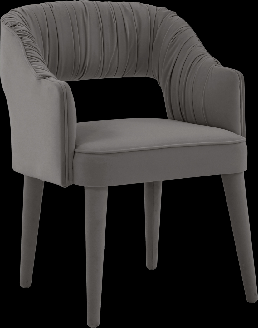 Flanary Gray Arm Chair - Thumbnail - Image 1