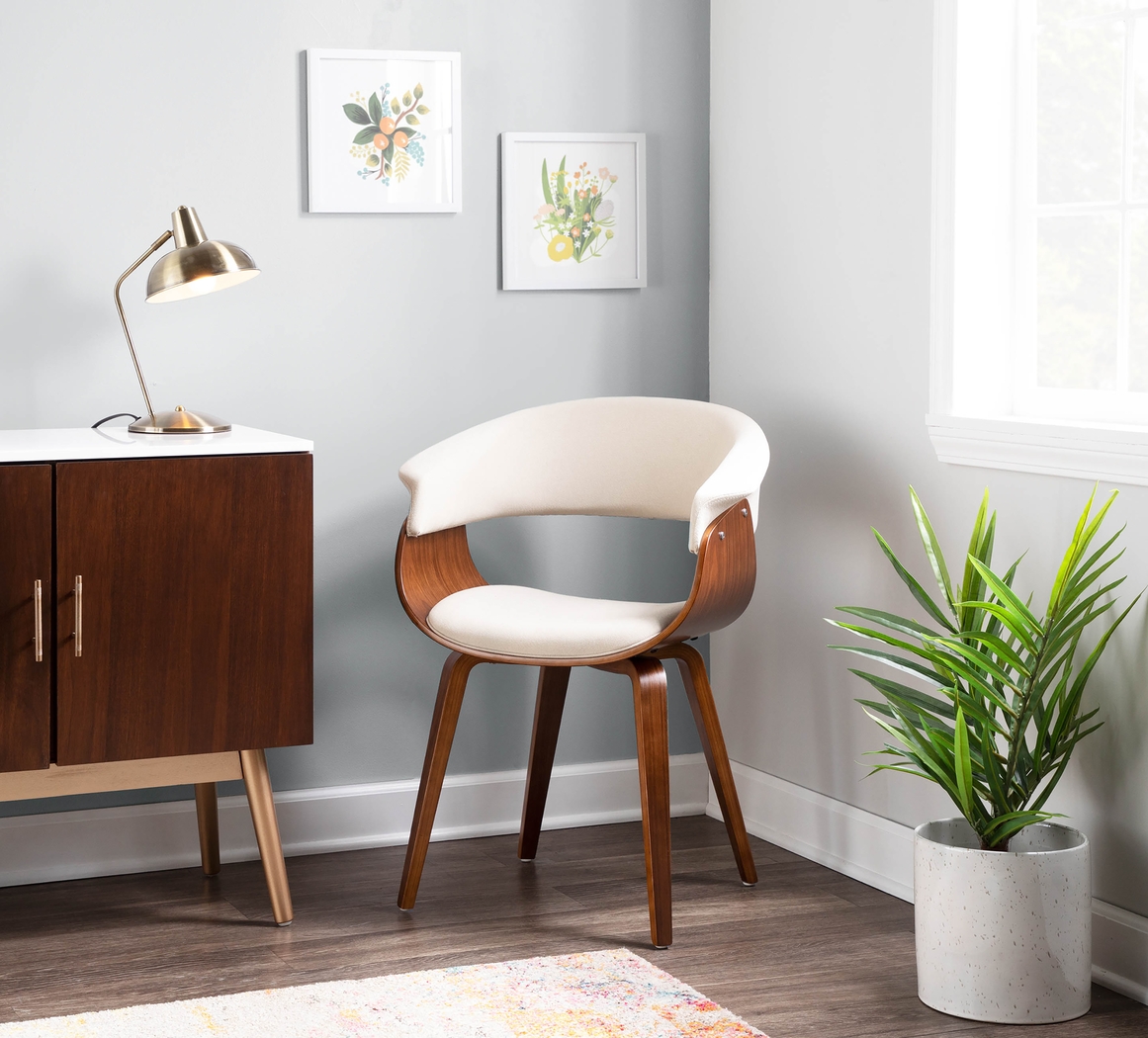 Flannders Cream Dining Chair, Set of 2 - Thumbnail - Image 2