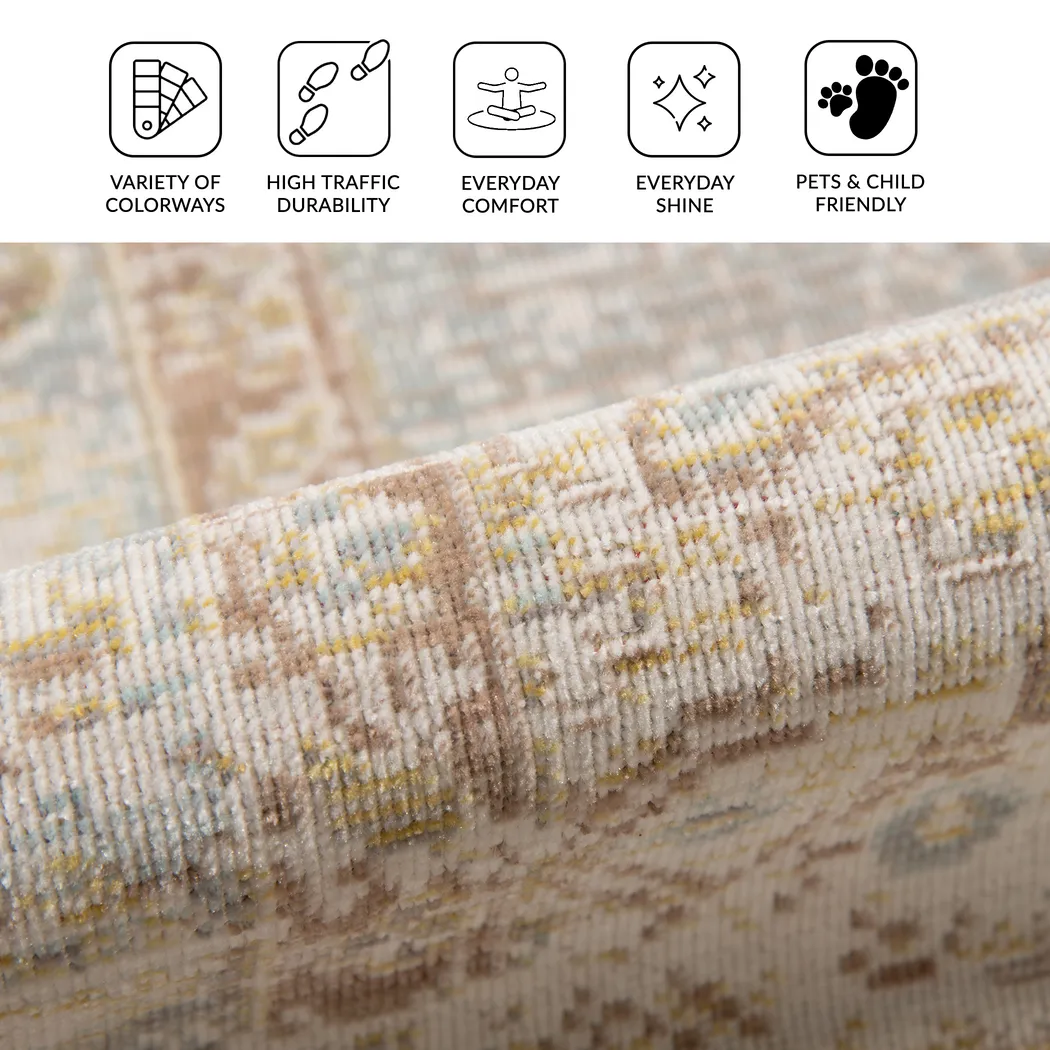 Flara Gray 5'3 x 7'3 Rug - Thumbnail - Image 5