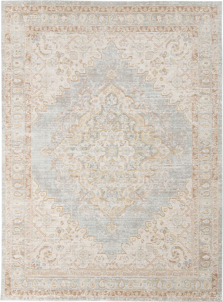 Flara Gray 7'10 x 10'6 Rug - Thumbnail - Image 1