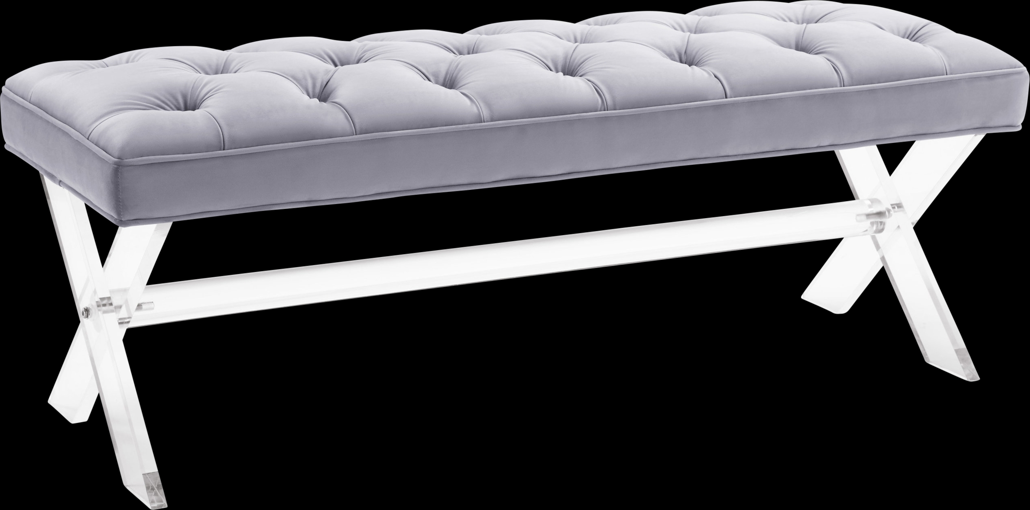 Flarita Gray Bench - Thumbnail - Image 1